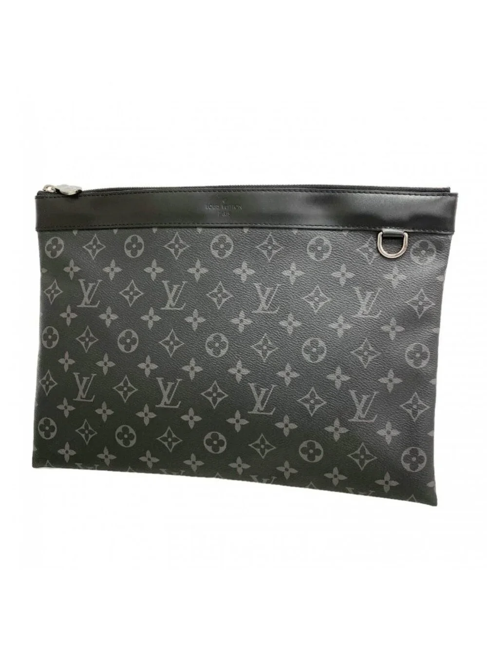 Louis Vuitton Clutch Monogram Eclipse Pochette Discovery Black